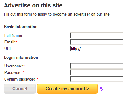 Instead of using the .button class for all the buttons, we added our own classes. The Cancel button is now in light gray and the Action button in orange so that the user can easily see what to do next.