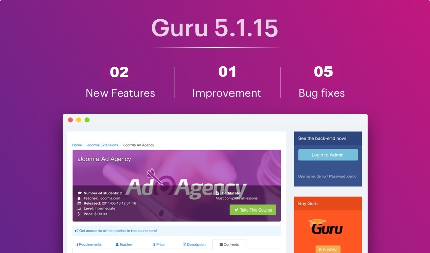 guru 5.1.15 updates released