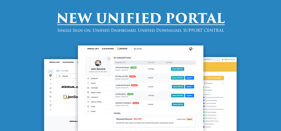 iJoomla new support portal