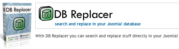 joomla extension dbreplacer